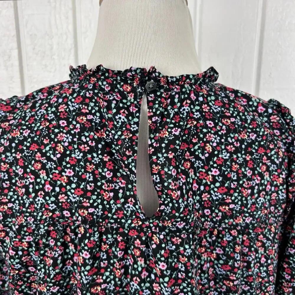 Madewell floral blouse
